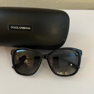 Dolce Gabbana Sunglasses Women's, Black, Used in Good Condition, with case